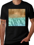 Abstract Graphic Print T-Shirt - Casual Style