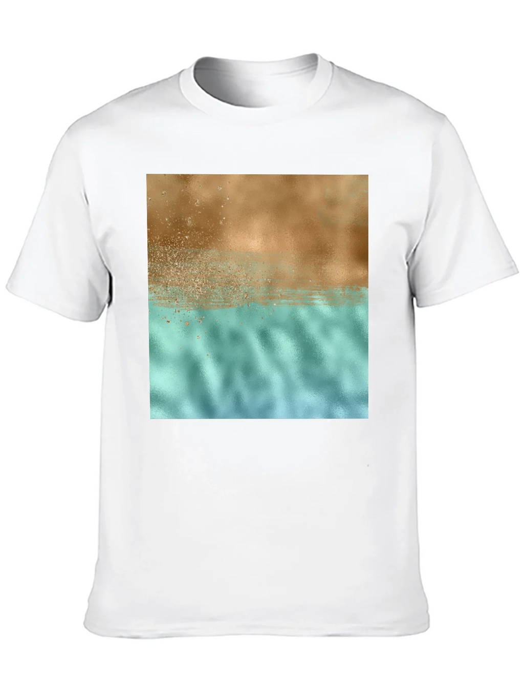 Abstract Graphic Print T-Shirt - Casual Style