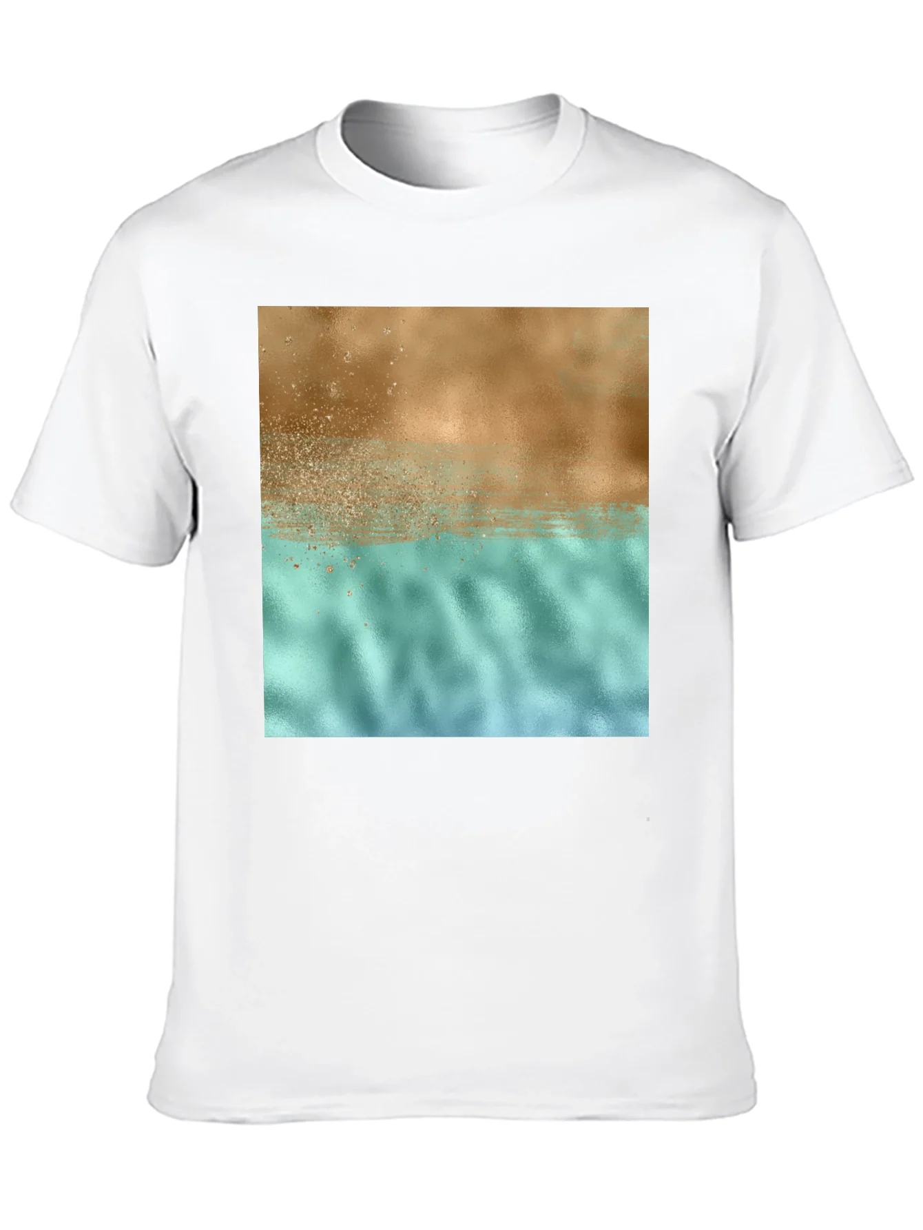 Abstract Graphic Print T-Shirt - Casual Style