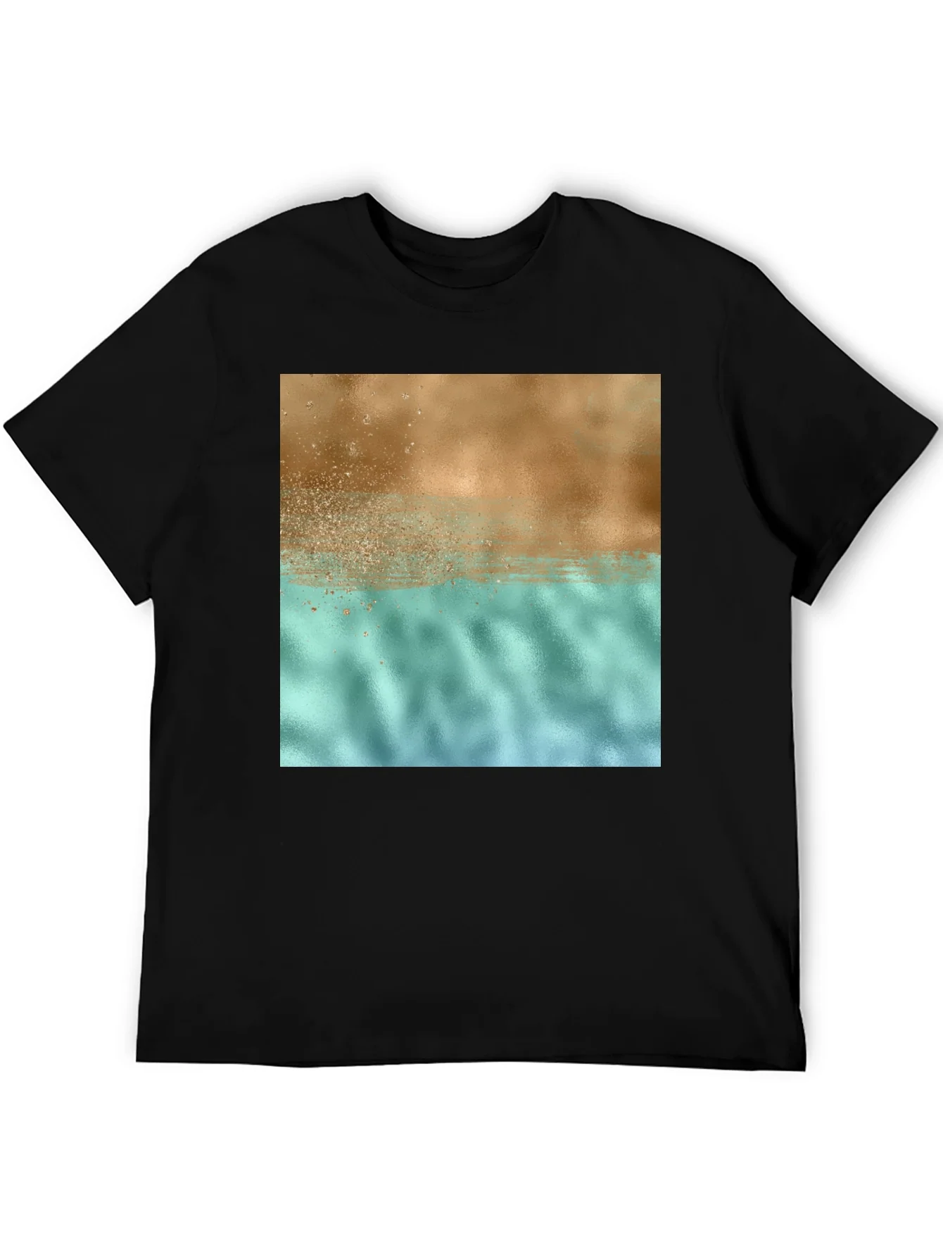 Abstract Graphic Print T-Shirt - Casual Style