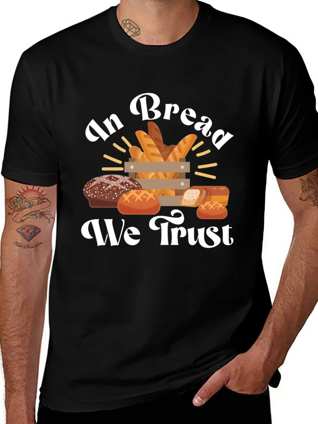 In Bread We Trust Graphic T-Shirt