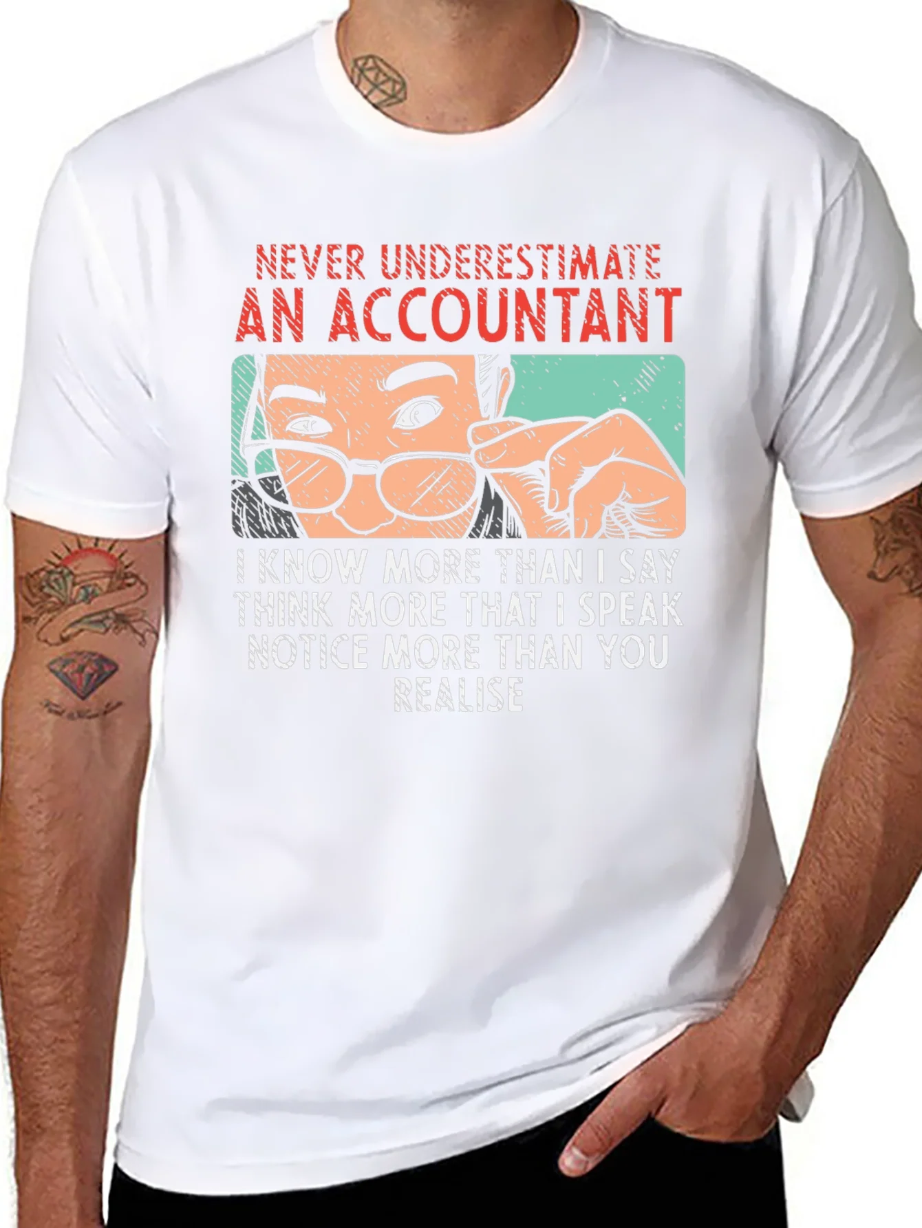 Accountant T-Shirt - Never Underestimate
