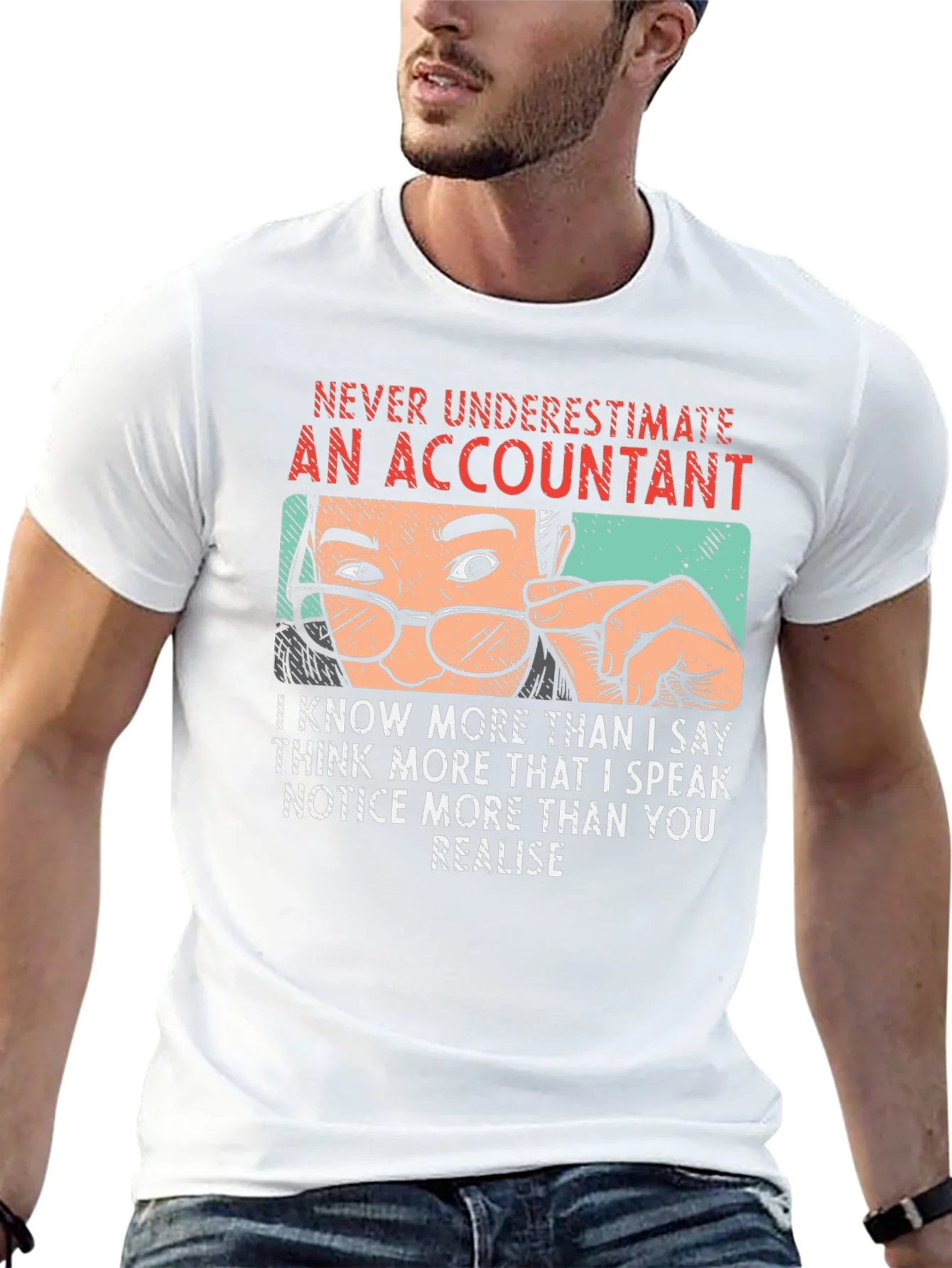 Accountant T-Shirt - Never Underestimate