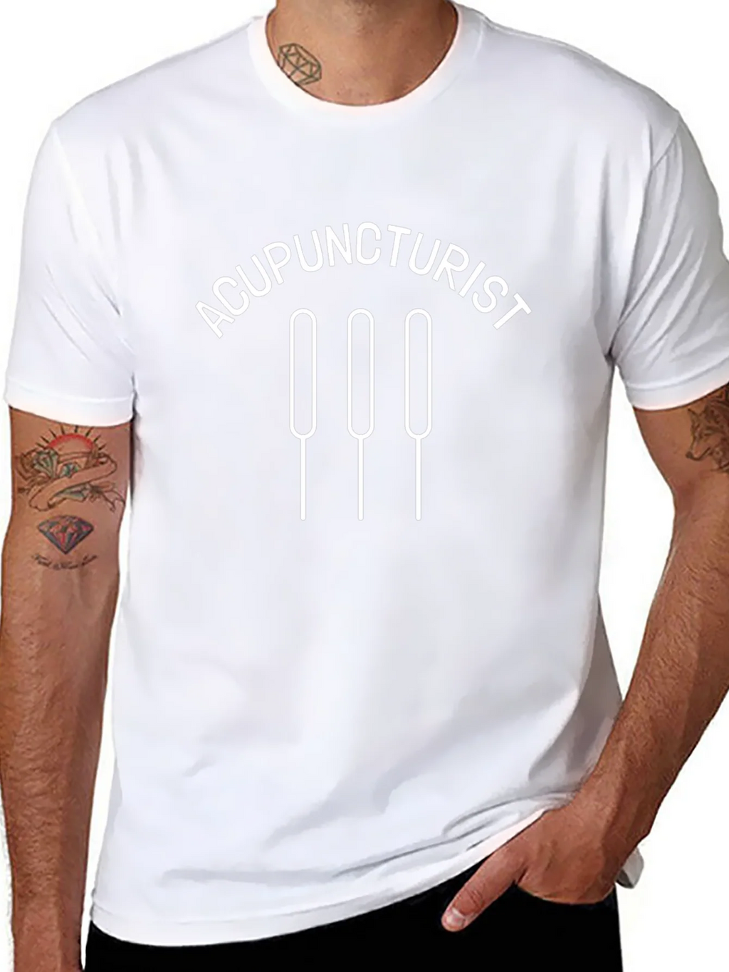 Acupuncturist Graphic T-Shirt - Black