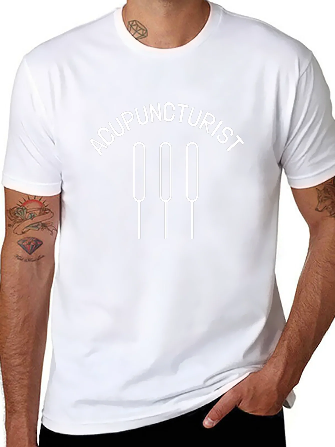 Acupuncturist Graphic T-Shirt - Black