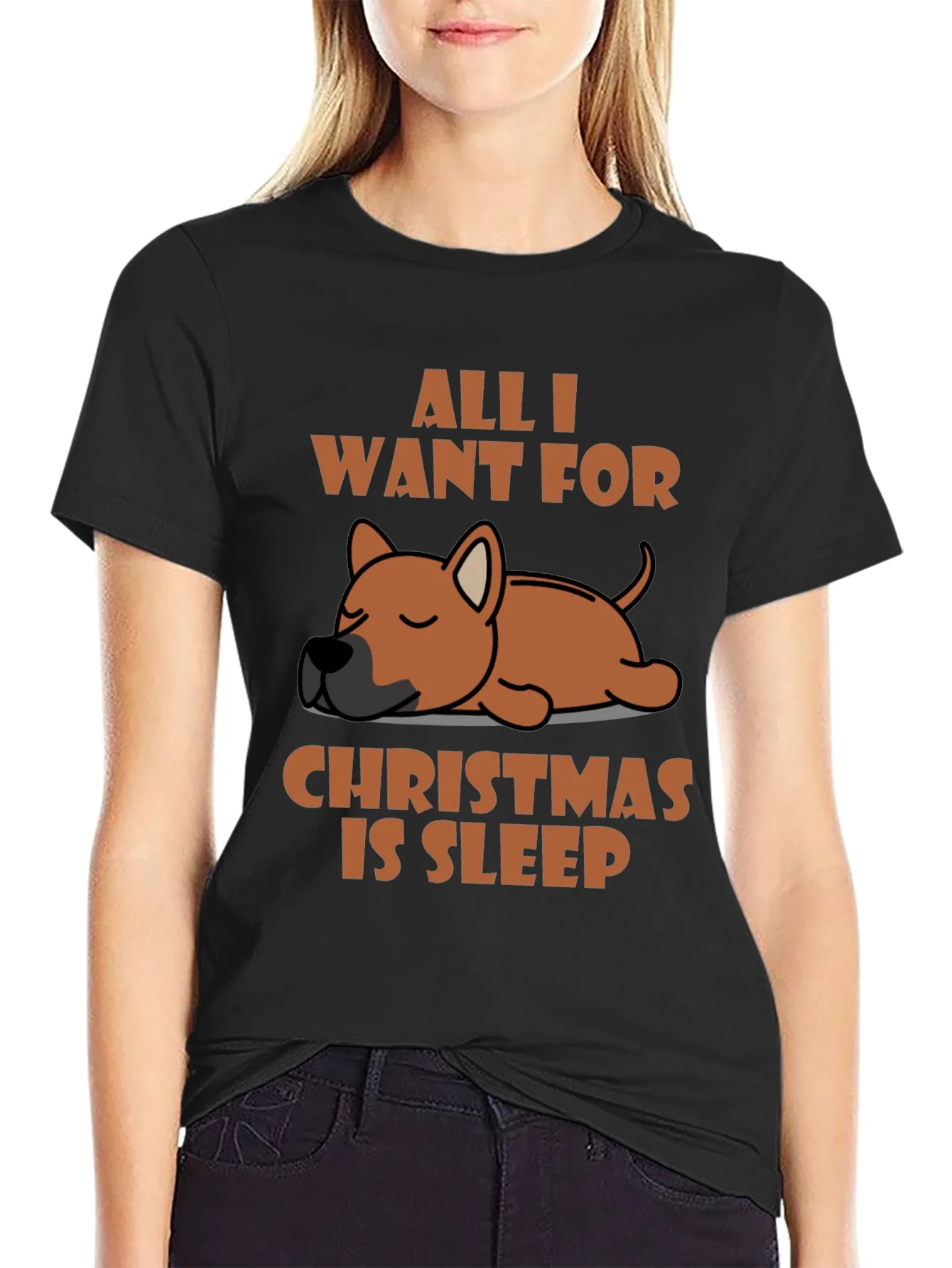 All I Want for Christmas is Sleep T-Shirt