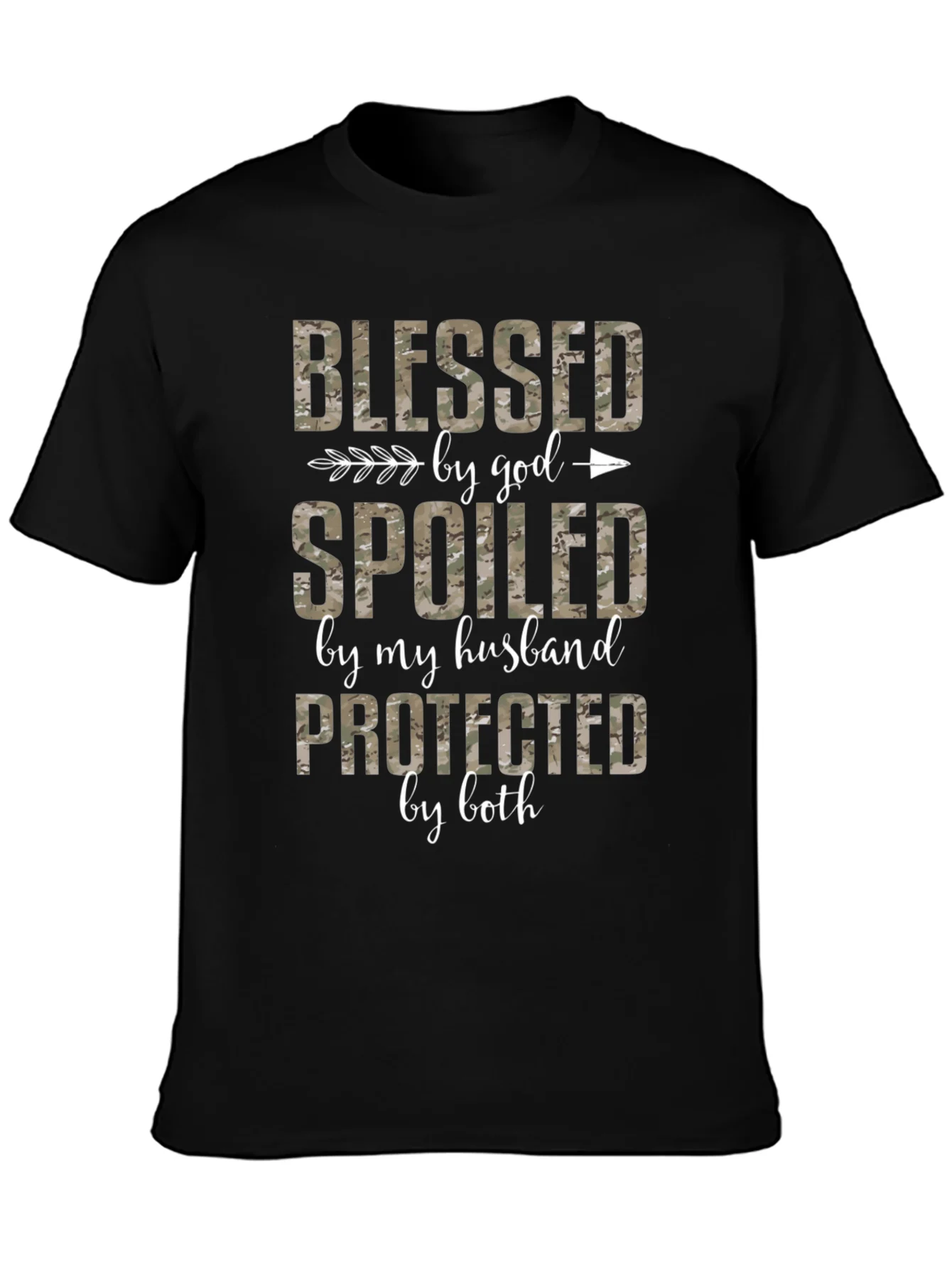 Blessed Spoiled Protected Camo Tee