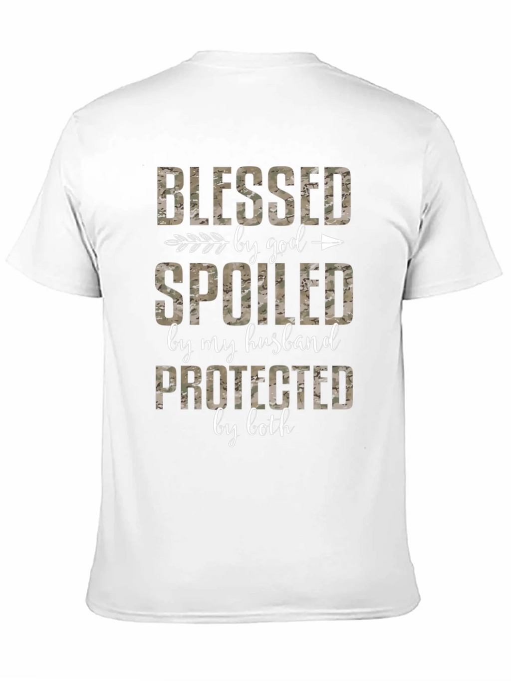 Blessed Spoiled Protected Camo Tee