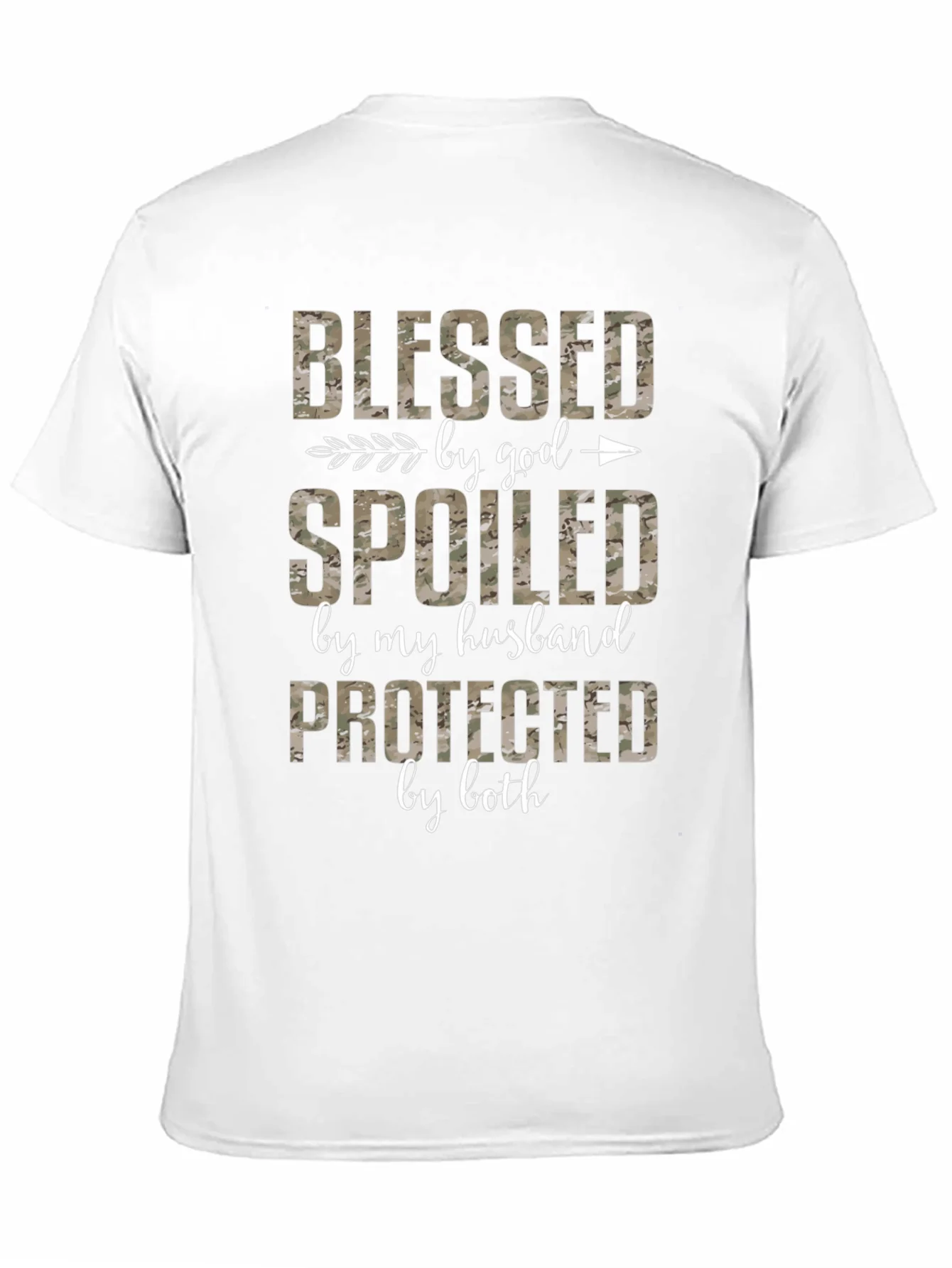Blessed Spoiled Protected Camo Tee