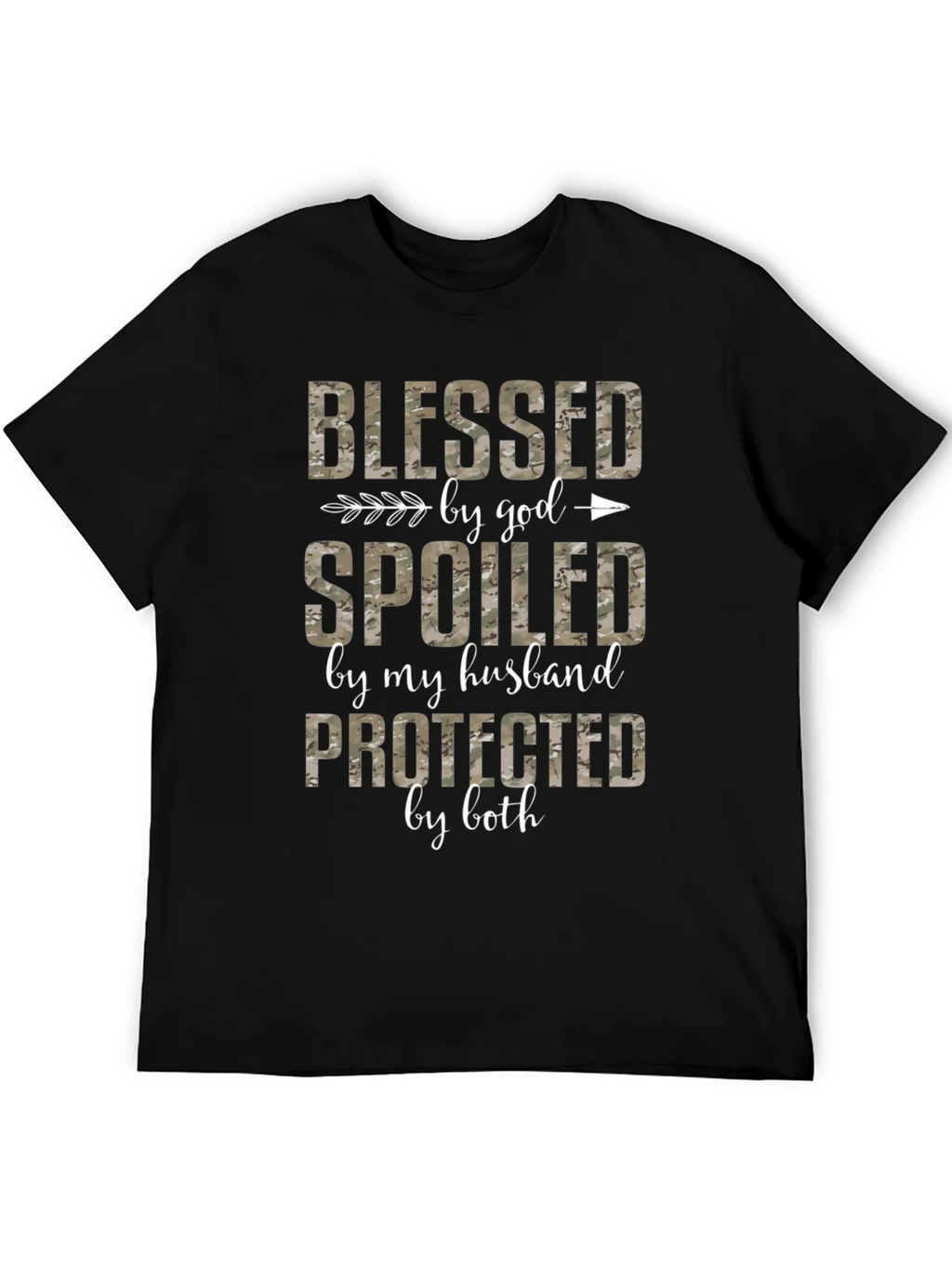 Blessed Spoiled Protected Camo Tee