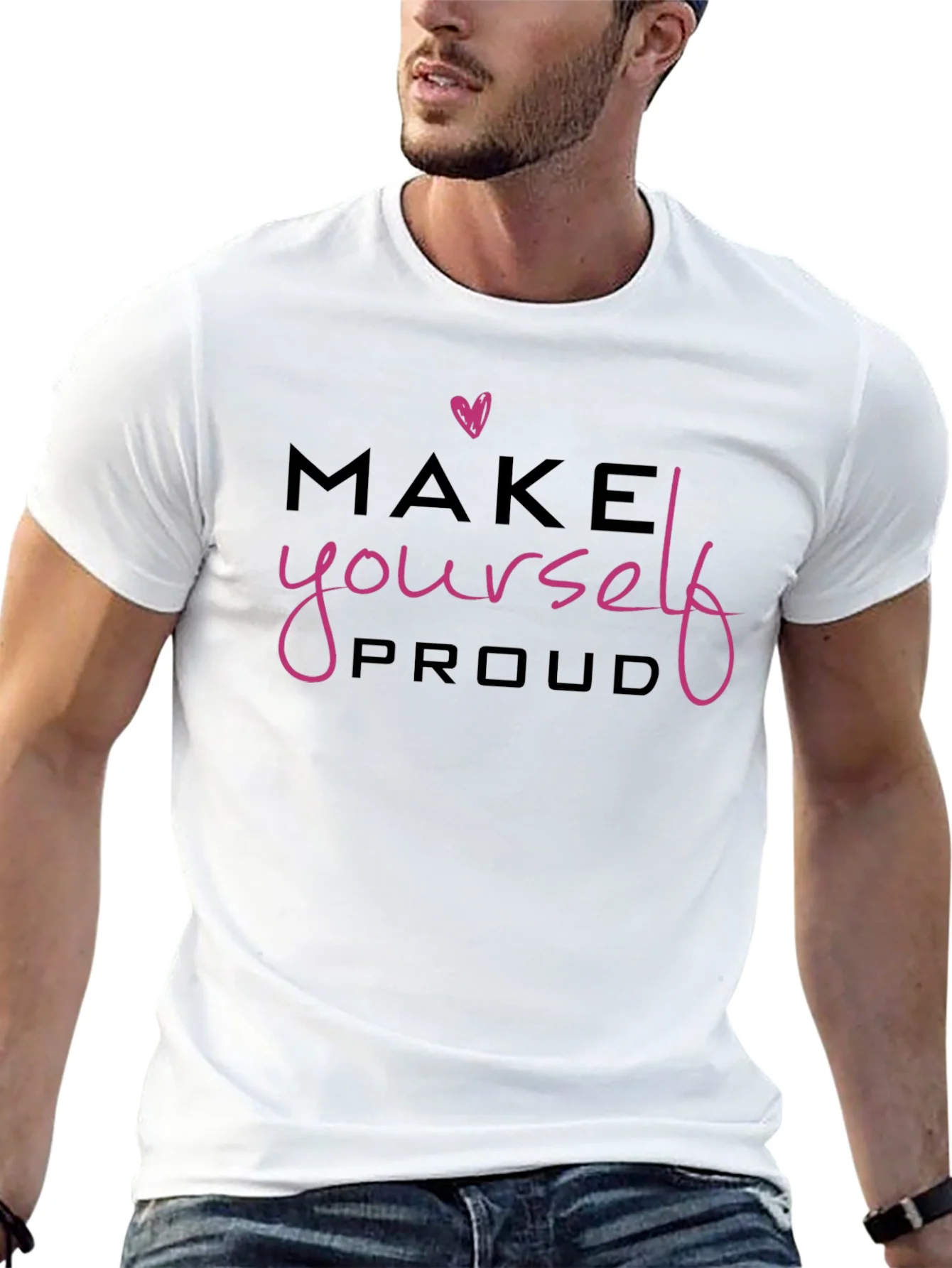 Make Yourself Proud Black Graphic Tee