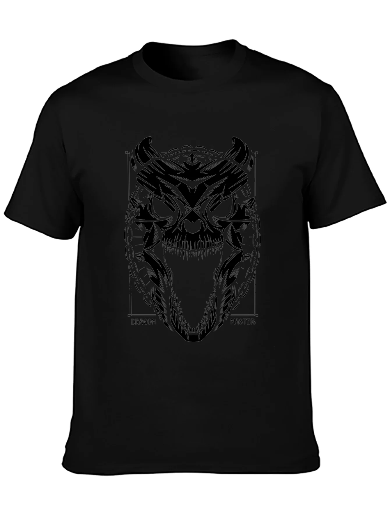 Dragon Master Graphic Tee - Black