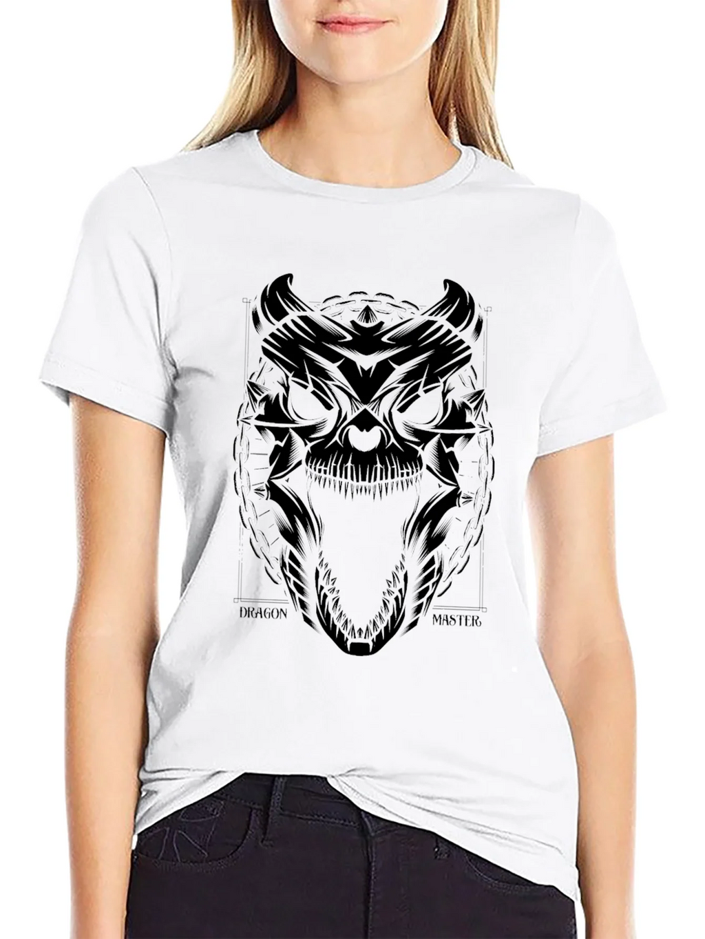 Dragon Master Graphic Tee - Black