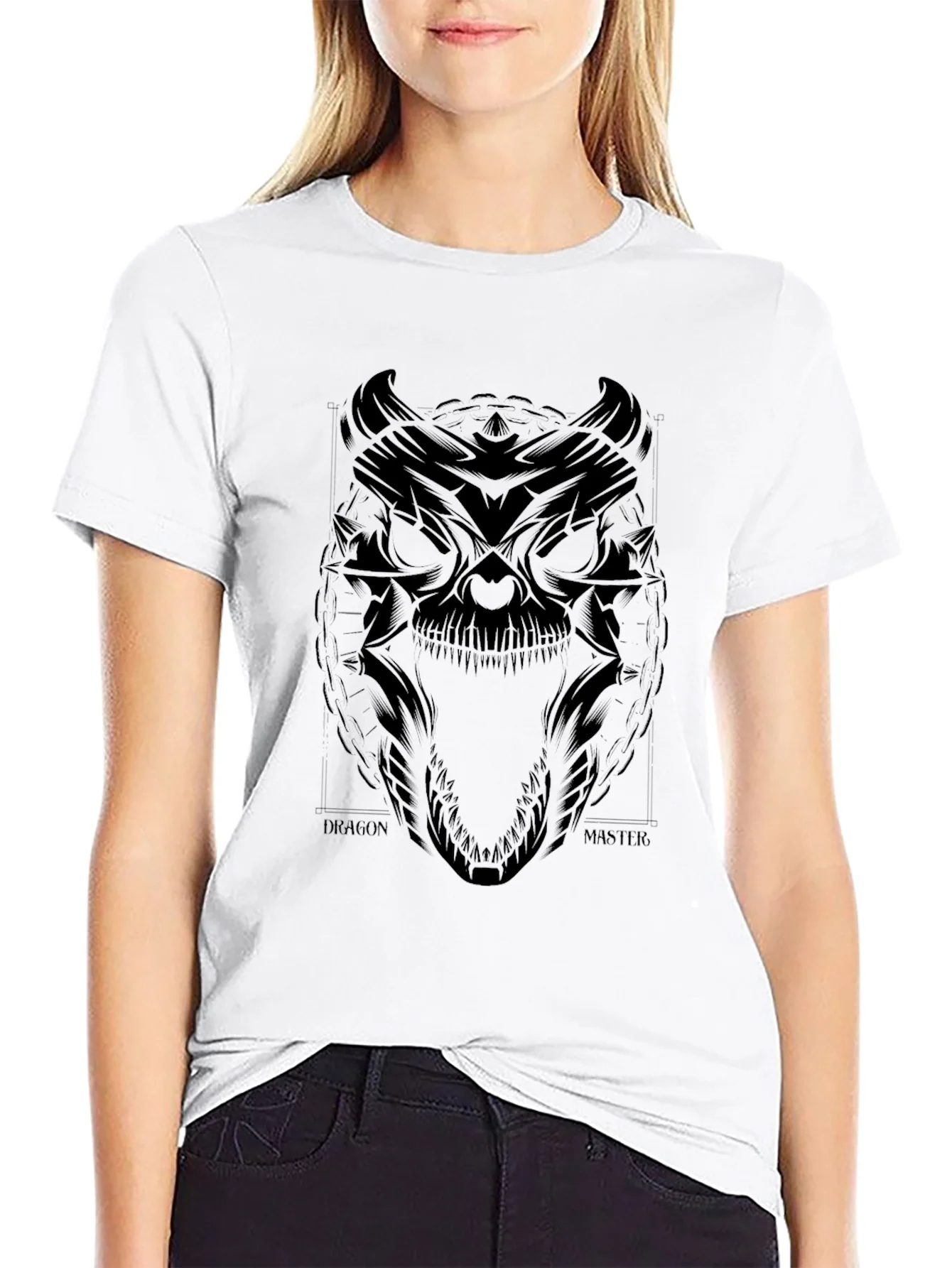 Dragon Master Graphic Tee - Black