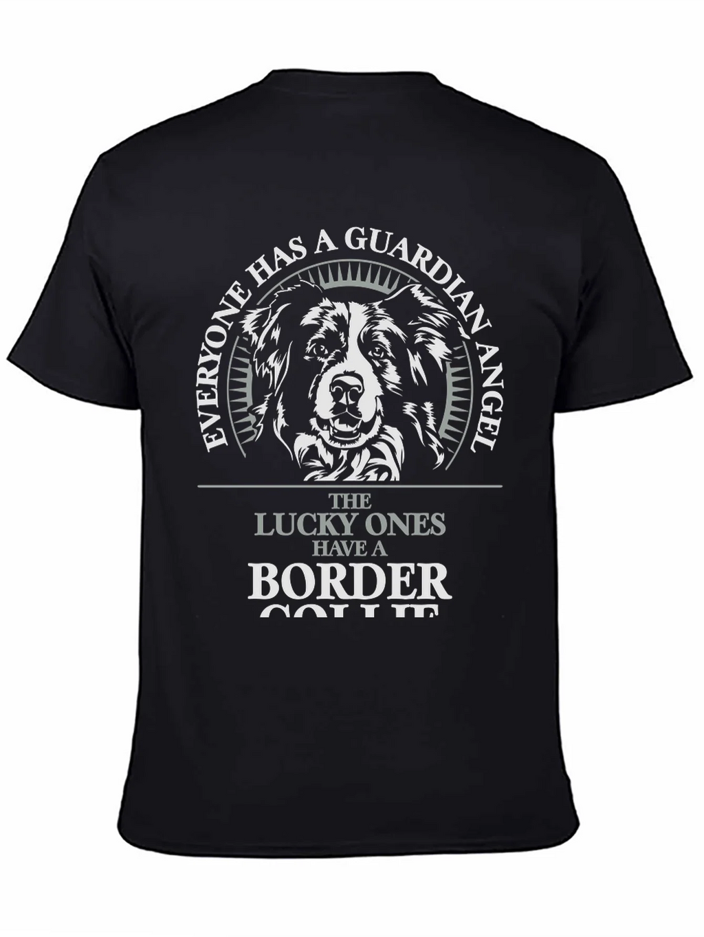 Border Collie Guardian Angel T-Shirt