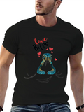 Love Bites Turtle Graphic Tee - Black