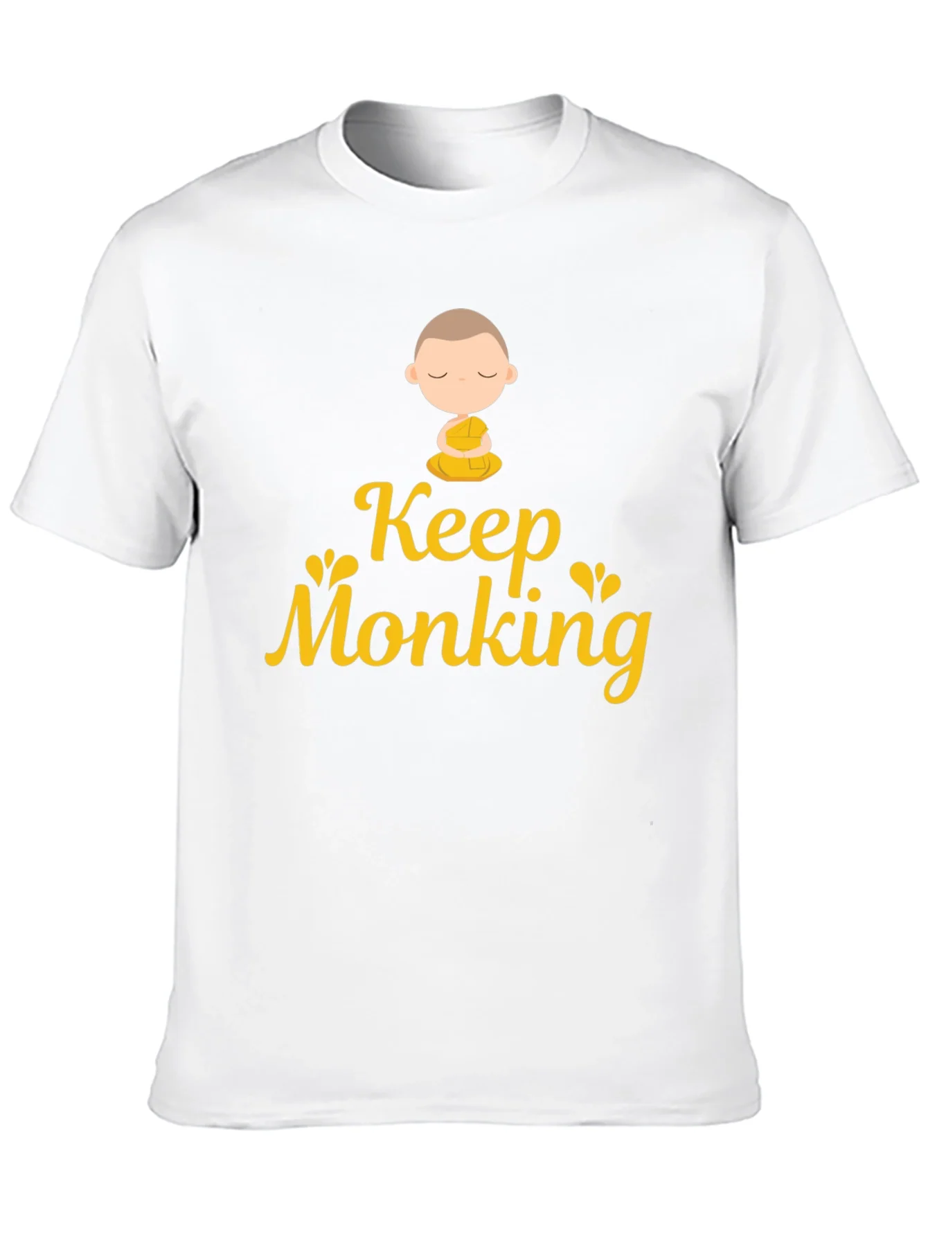 Keep Monking T-Shirt - Funny Monk Design