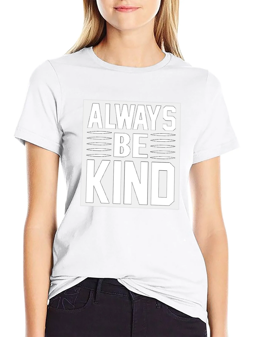 Always Be Kind Black Graphic Tee