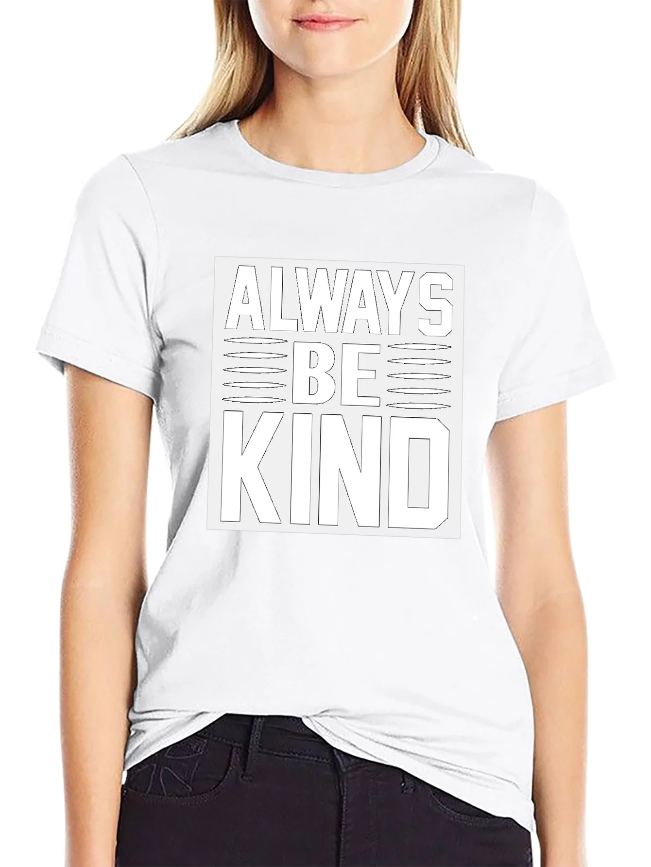 Always Be Kind Black Graphic Tee
