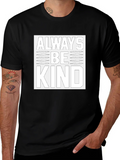 Always Be Kind Black Graphic Tee
