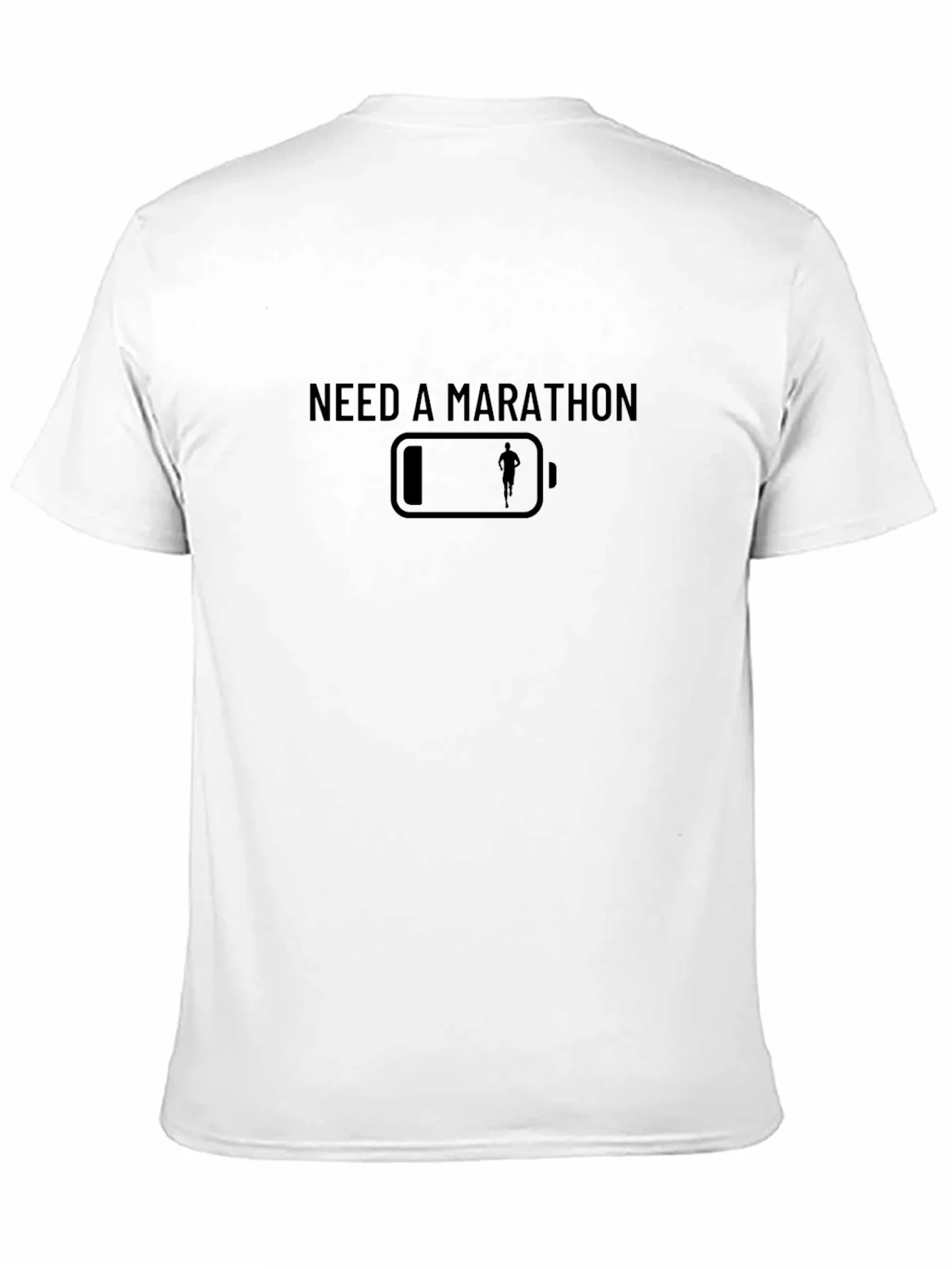 Need a Marathon T-Shirt - Low Battery Running Design