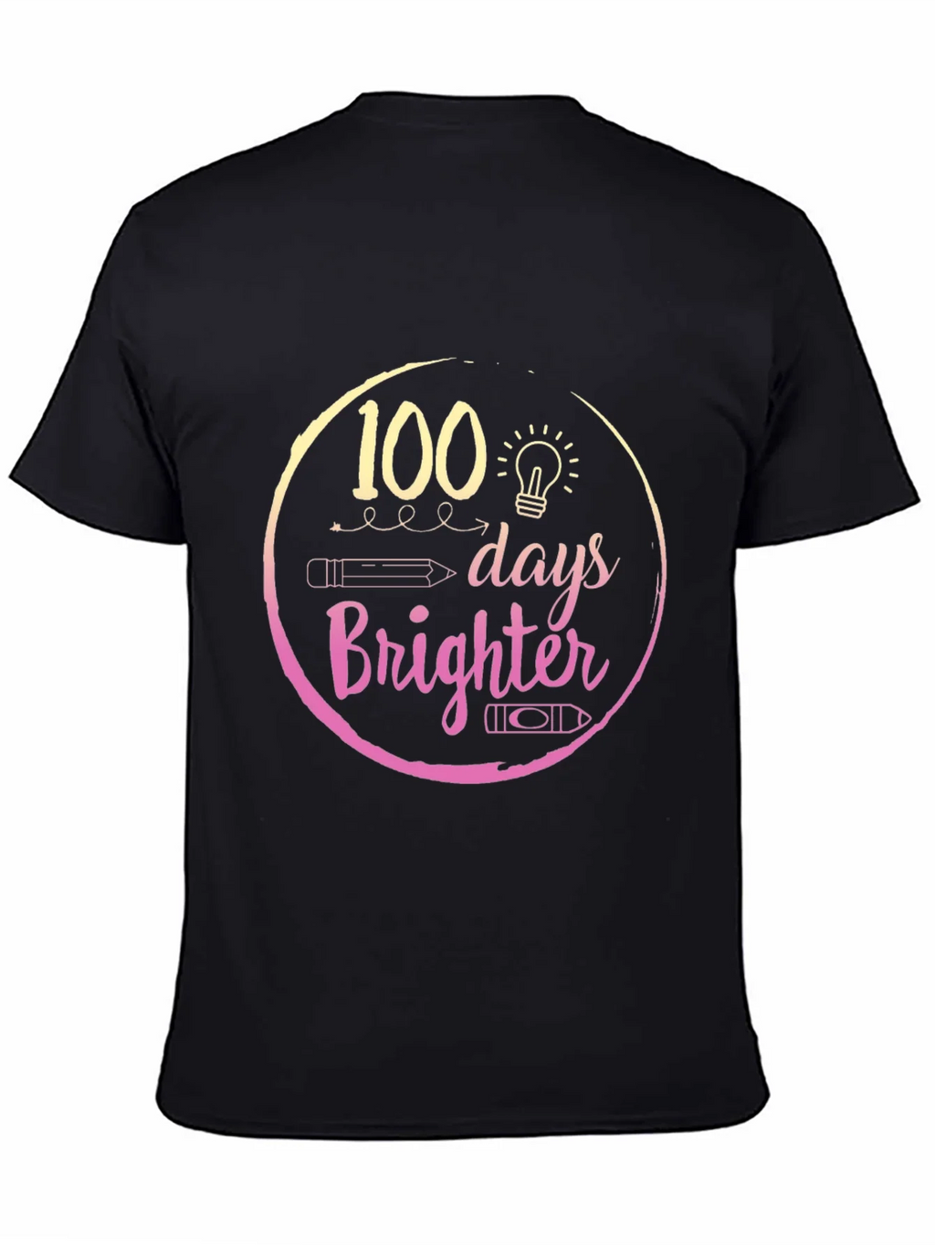 100 Days Brighter Black T-Shirt