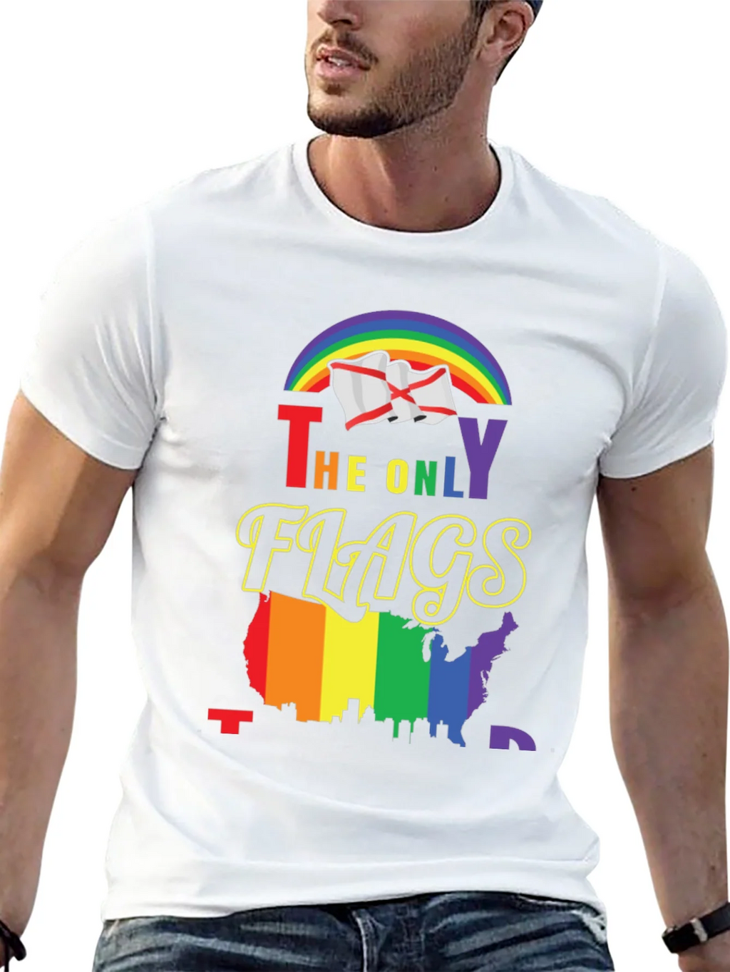 Pride Flags Graphic T-Shirt