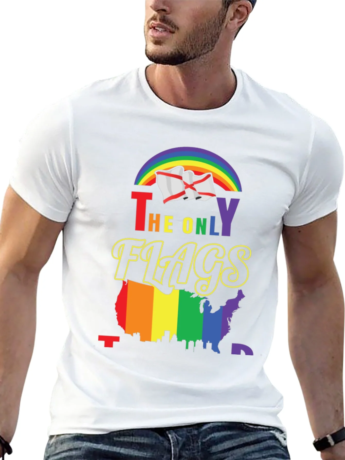 Pride Flags Graphic T-Shirt