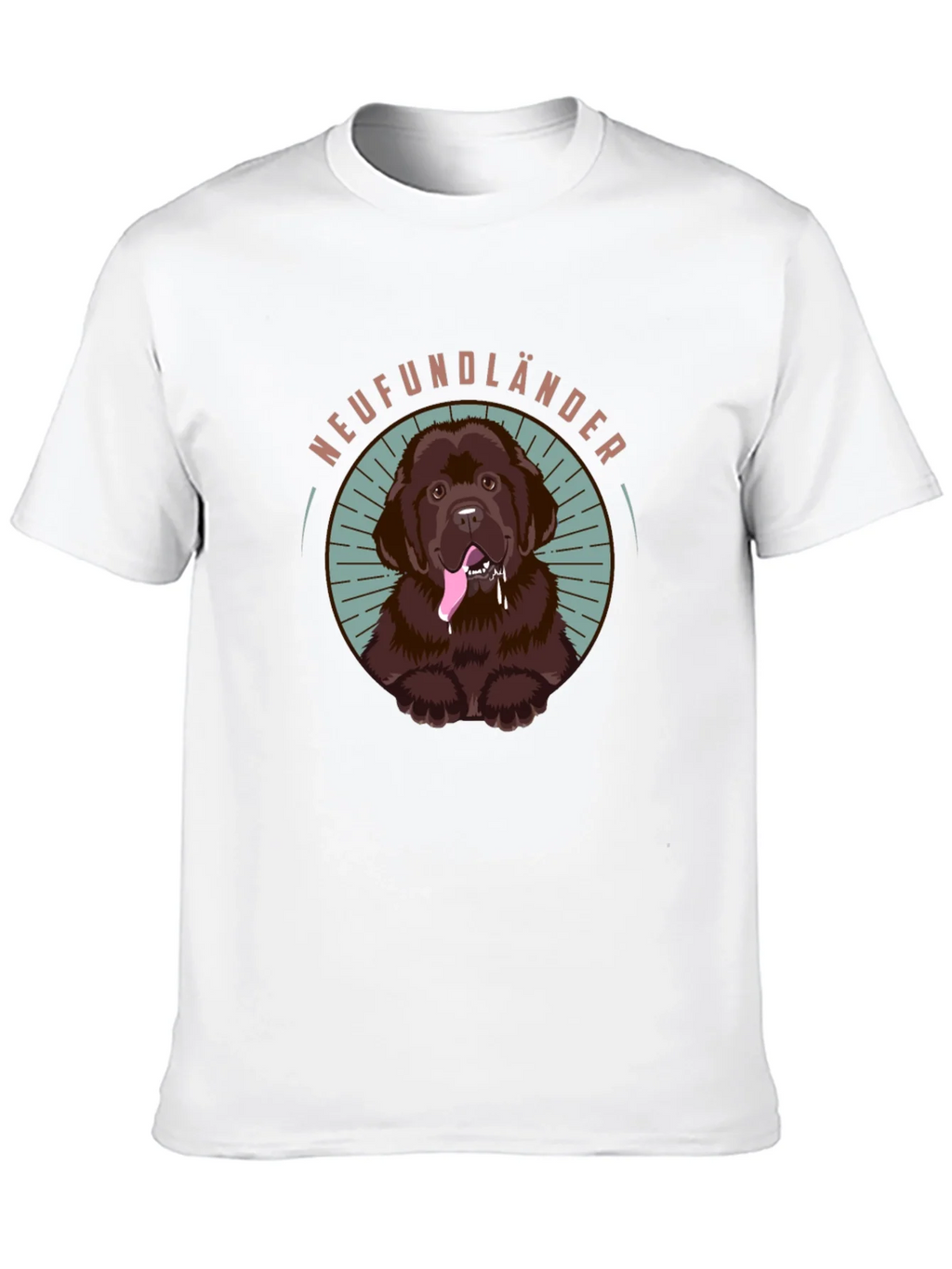 Newfoundland Dog Graphic Tee - Cute Pet Lover Shirt