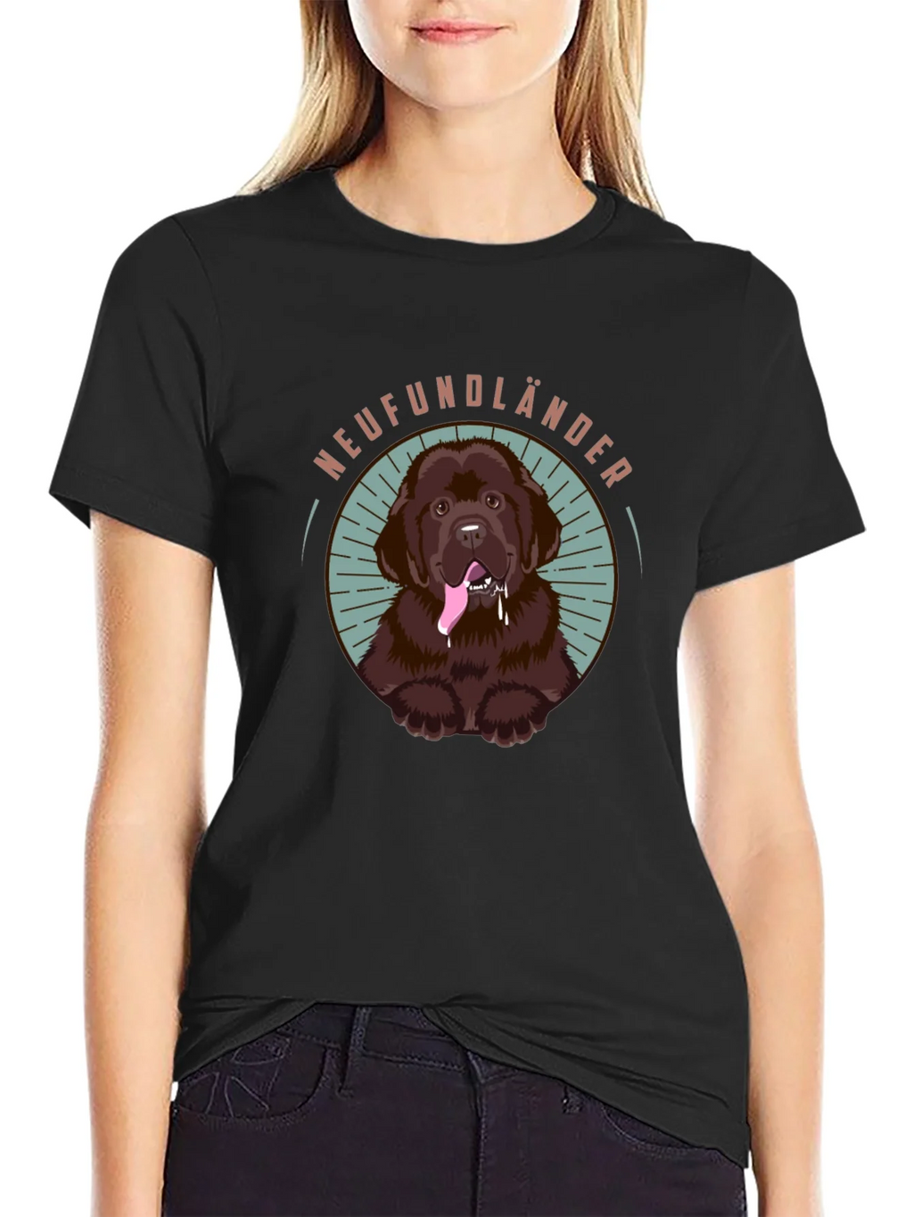 Newfoundland Dog Graphic Tee - Cute Pet Lover Shirt