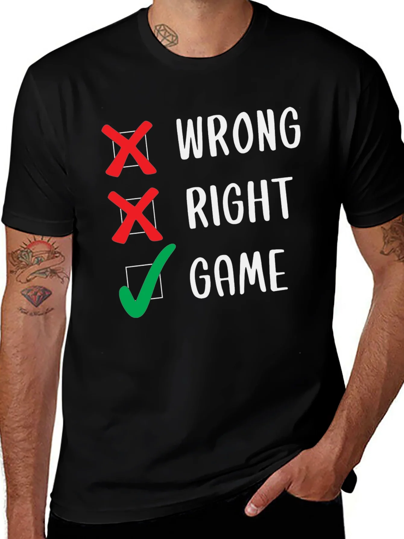 Wrong Right Game T-Shirt