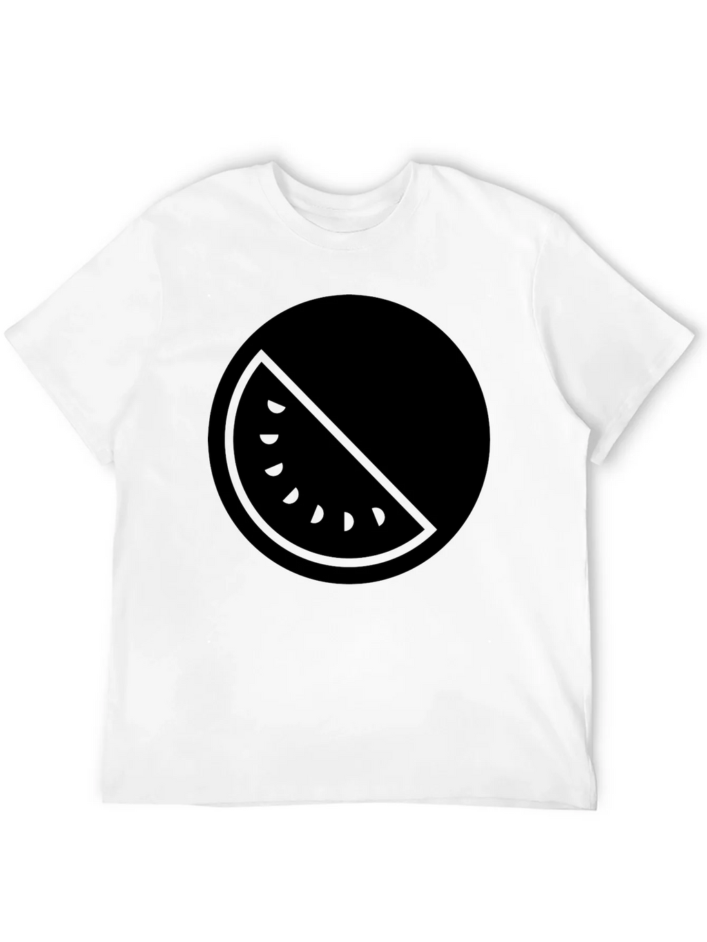 Black Watermelon Slice Graphic Tee