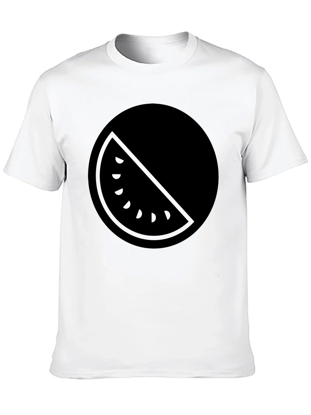 Black Watermelon Slice Graphic Tee