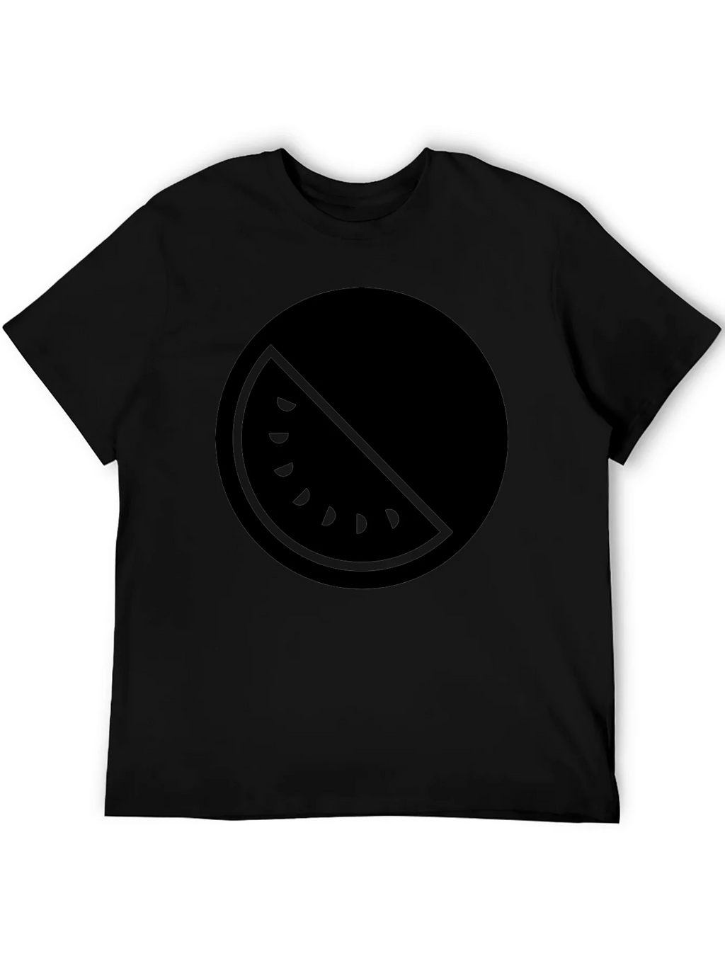 Black Watermelon Slice Graphic Tee