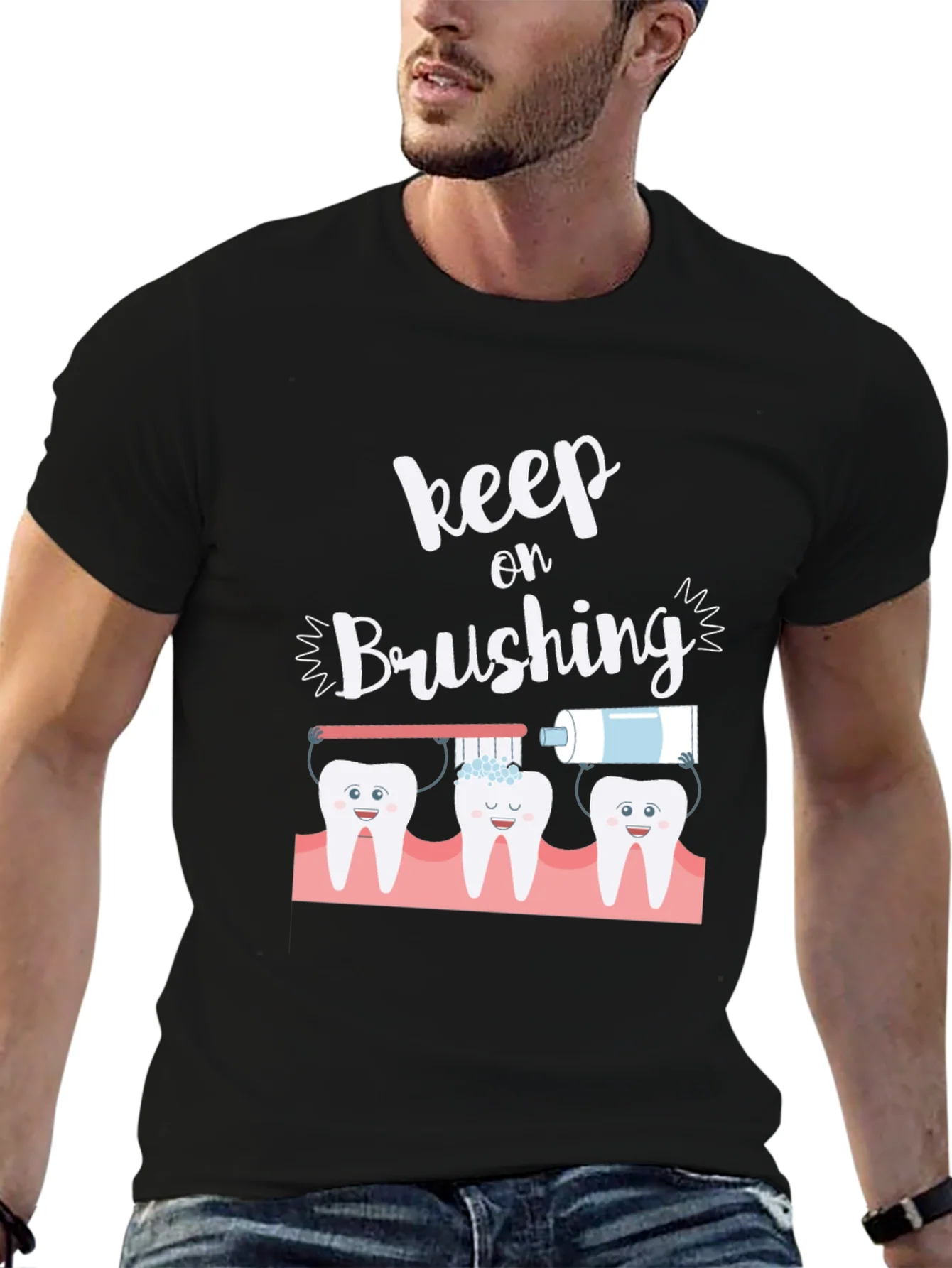 Keep On Brushing Graphic Tee
