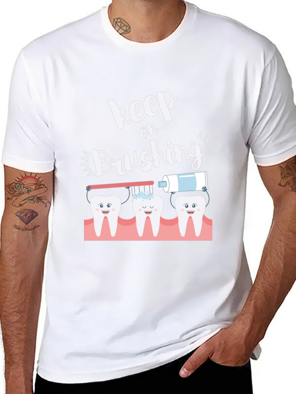 Keep On Brushing Graphic Tee