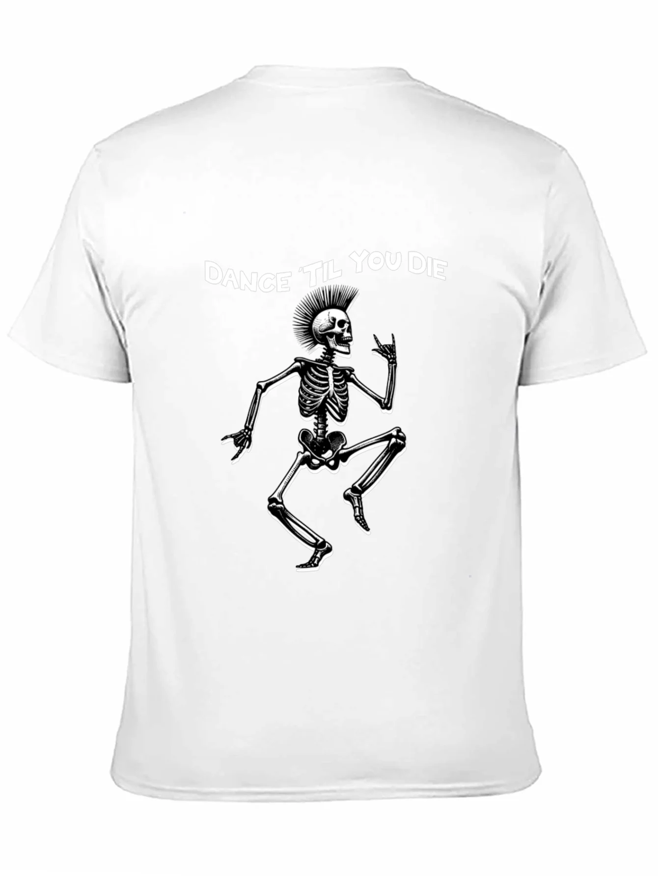 Dance Til You Die Skeleton Graphic Tee