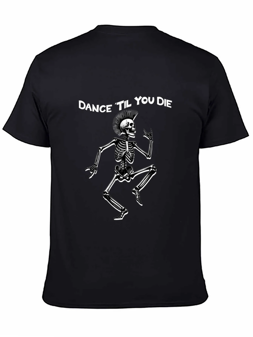 Dance Til You Die Skeleton Graphic Tee