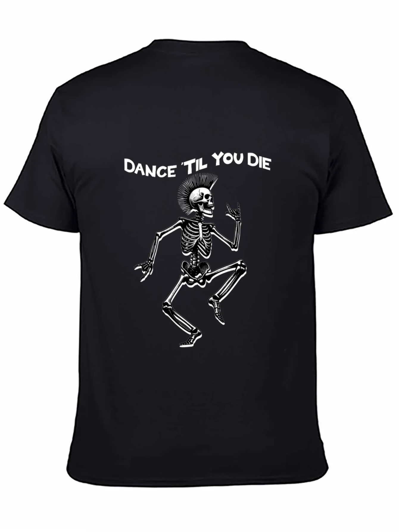 Dance Til You Die Skeleton Graphic Tee