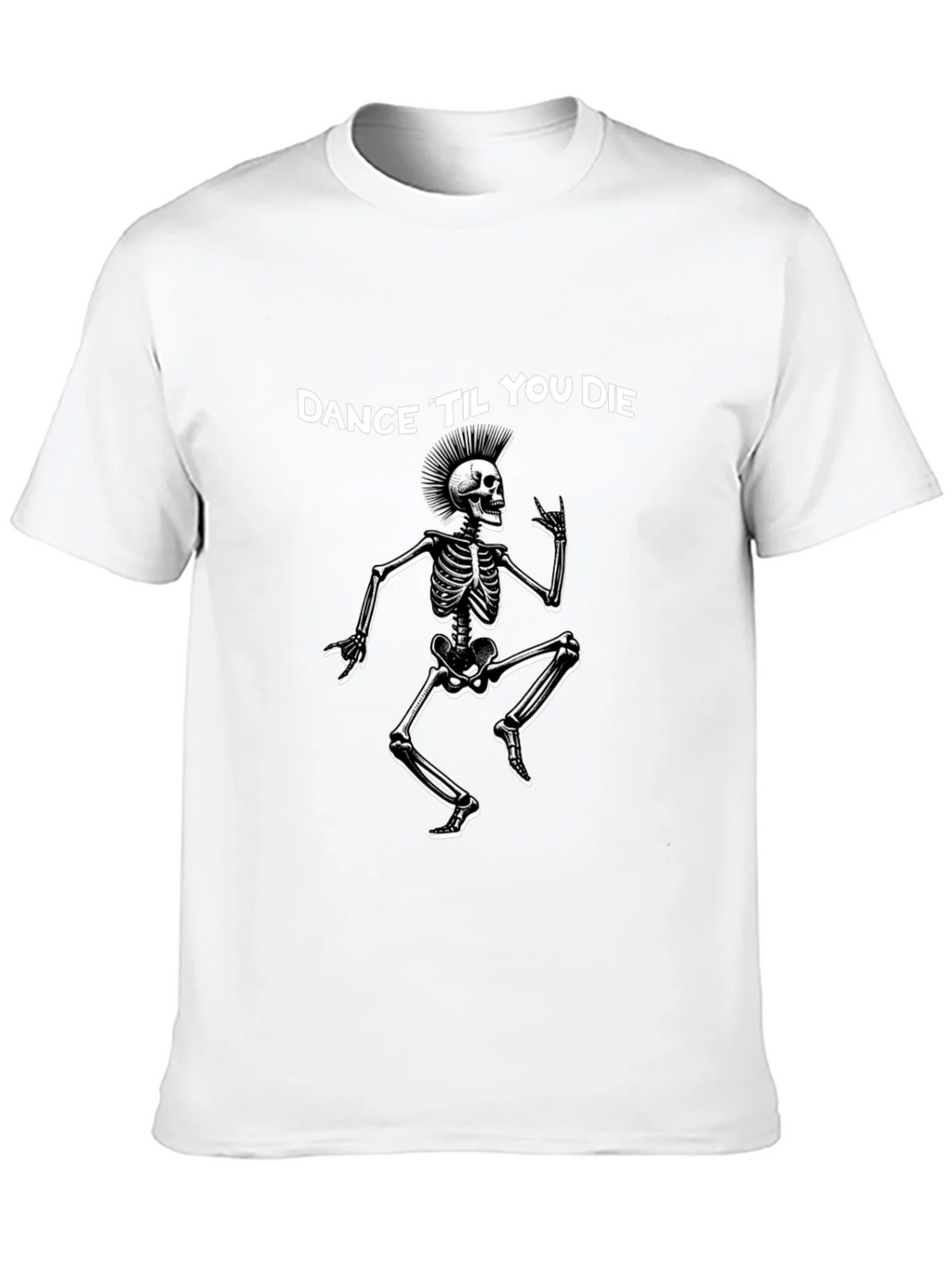 Dance Til You Die Skeleton Graphic Tee