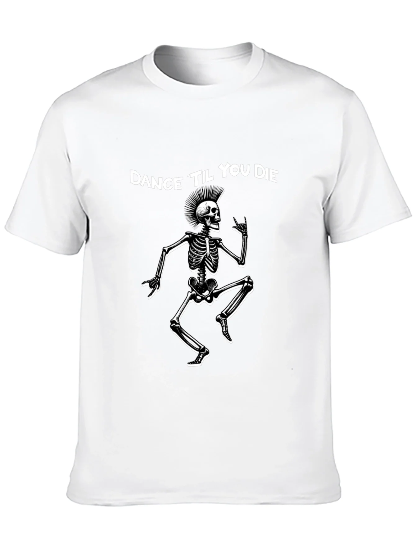 Dance Til You Die Skeleton Graphic Tee