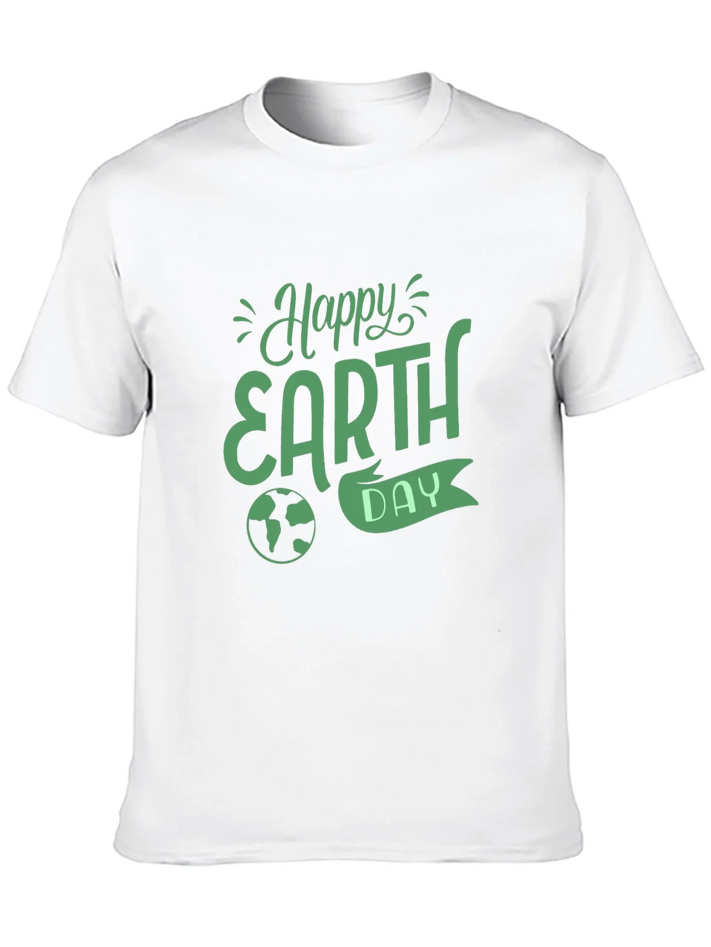 Happy Earth Day Black T-Shirt