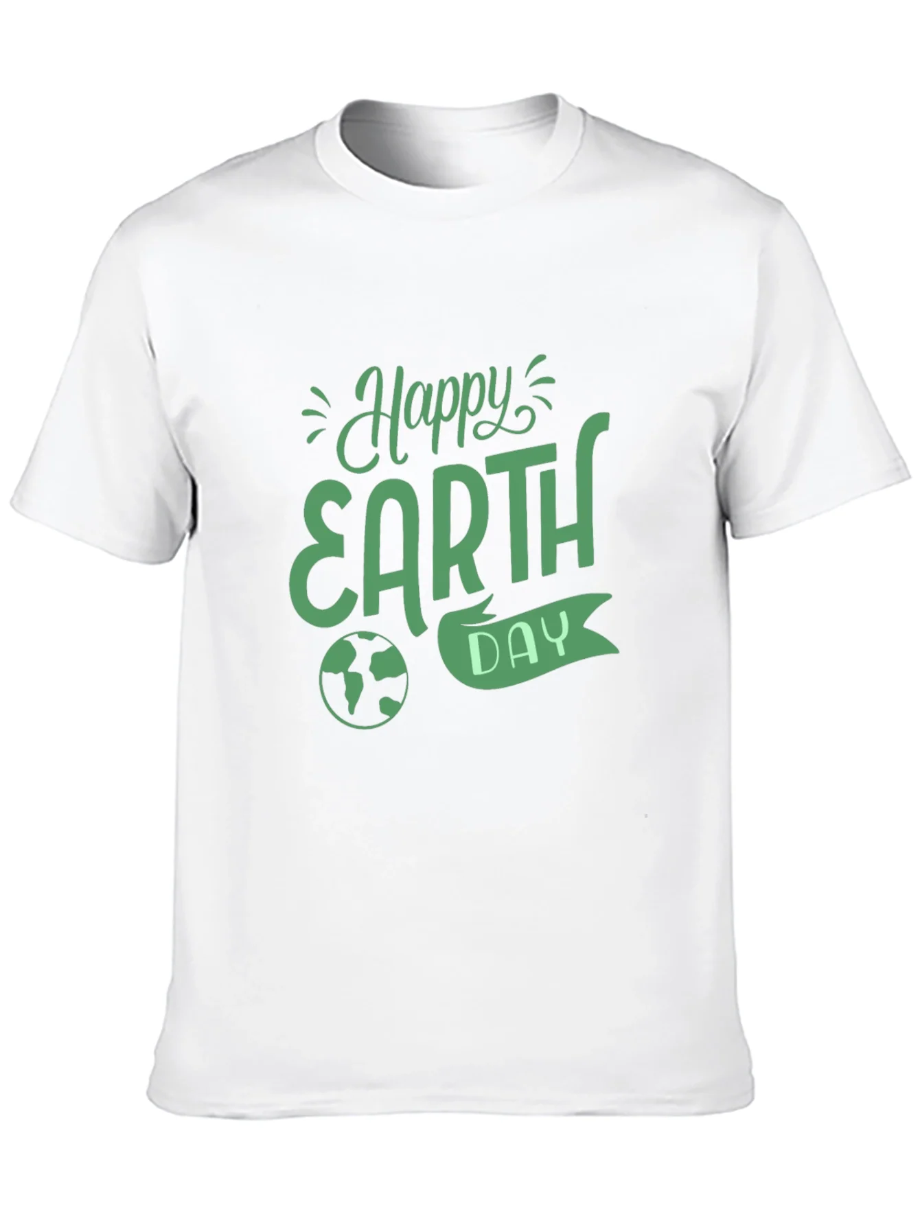 Happy Earth Day Black T-Shirt
