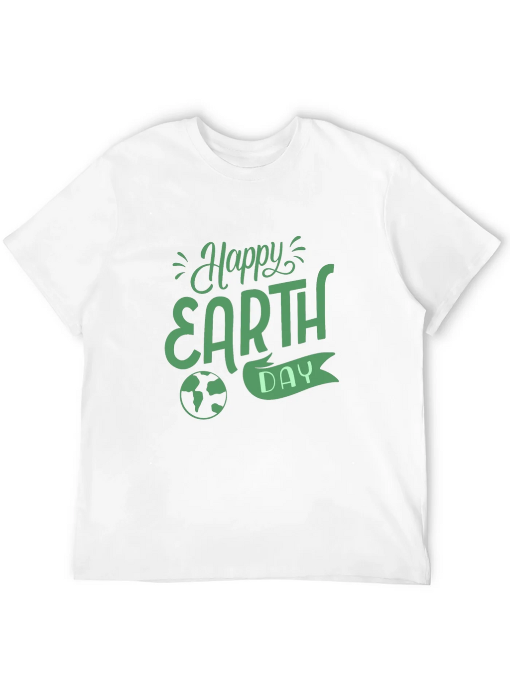 Happy Earth Day Black T-Shirt