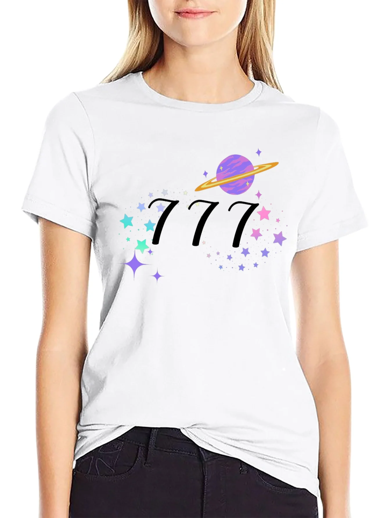 777 Planet Star Graphic T-Shirt