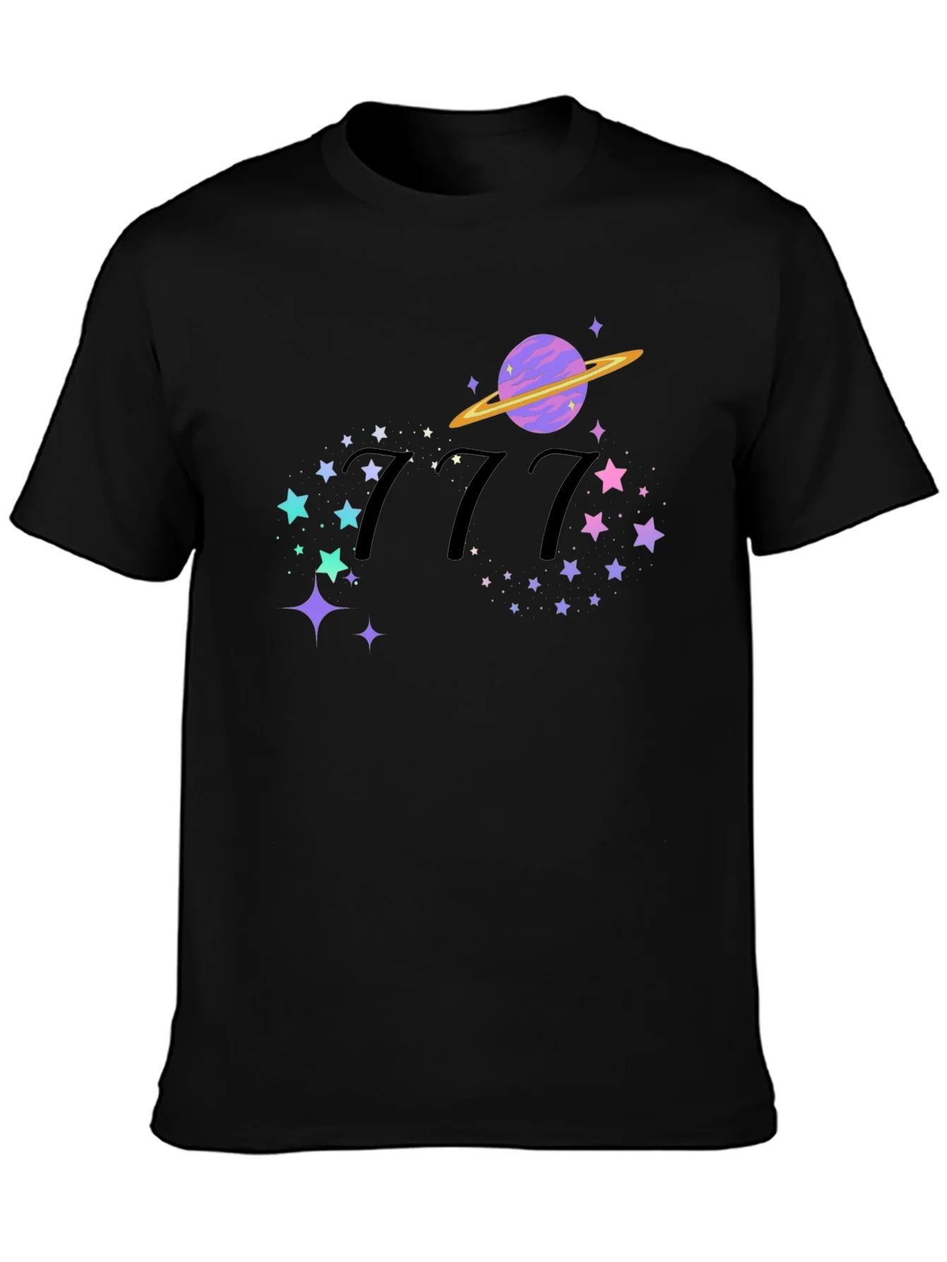 777 Planet Star Graphic T-Shirt