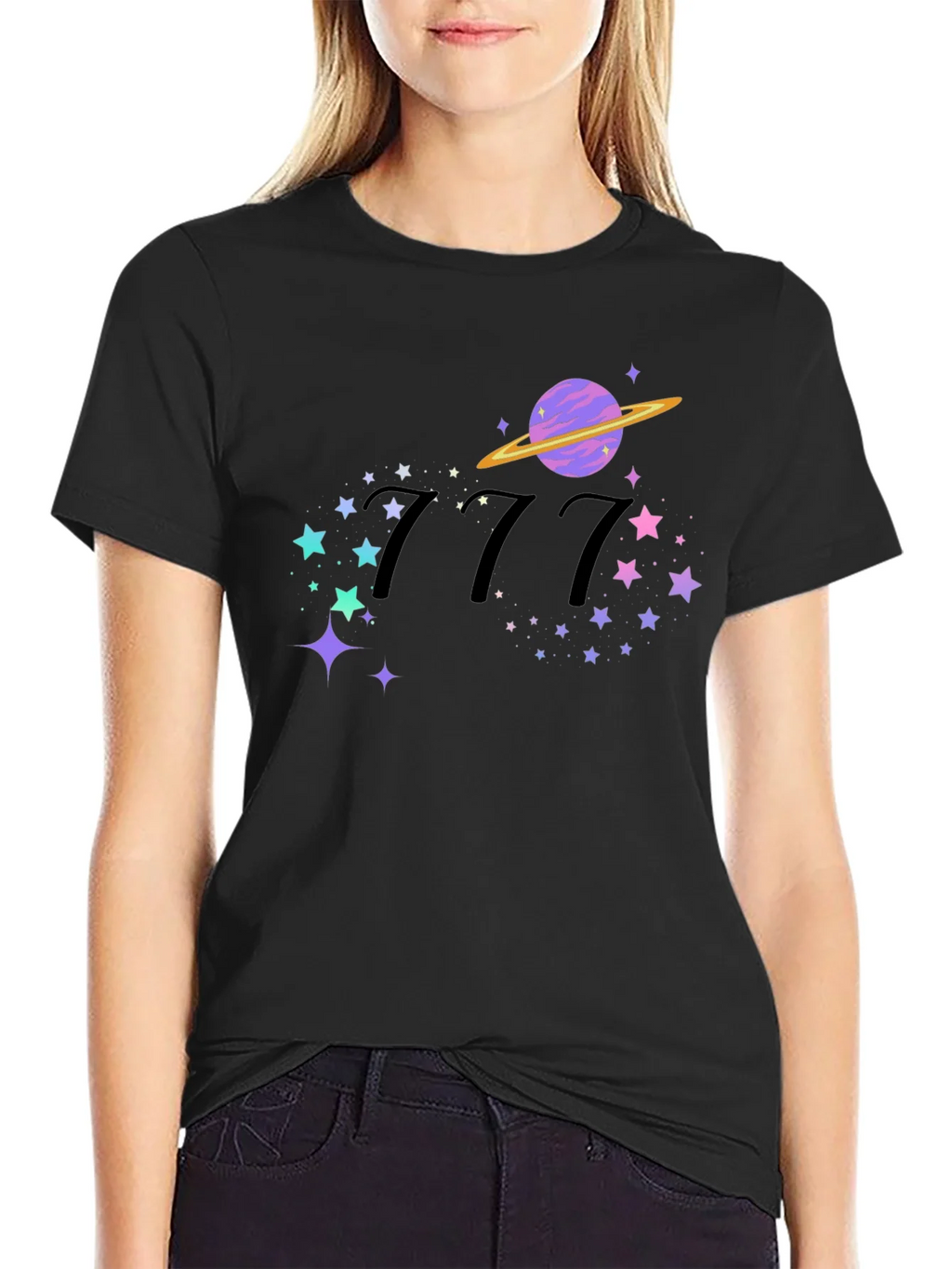 777 Planet Star Graphic T-Shirt