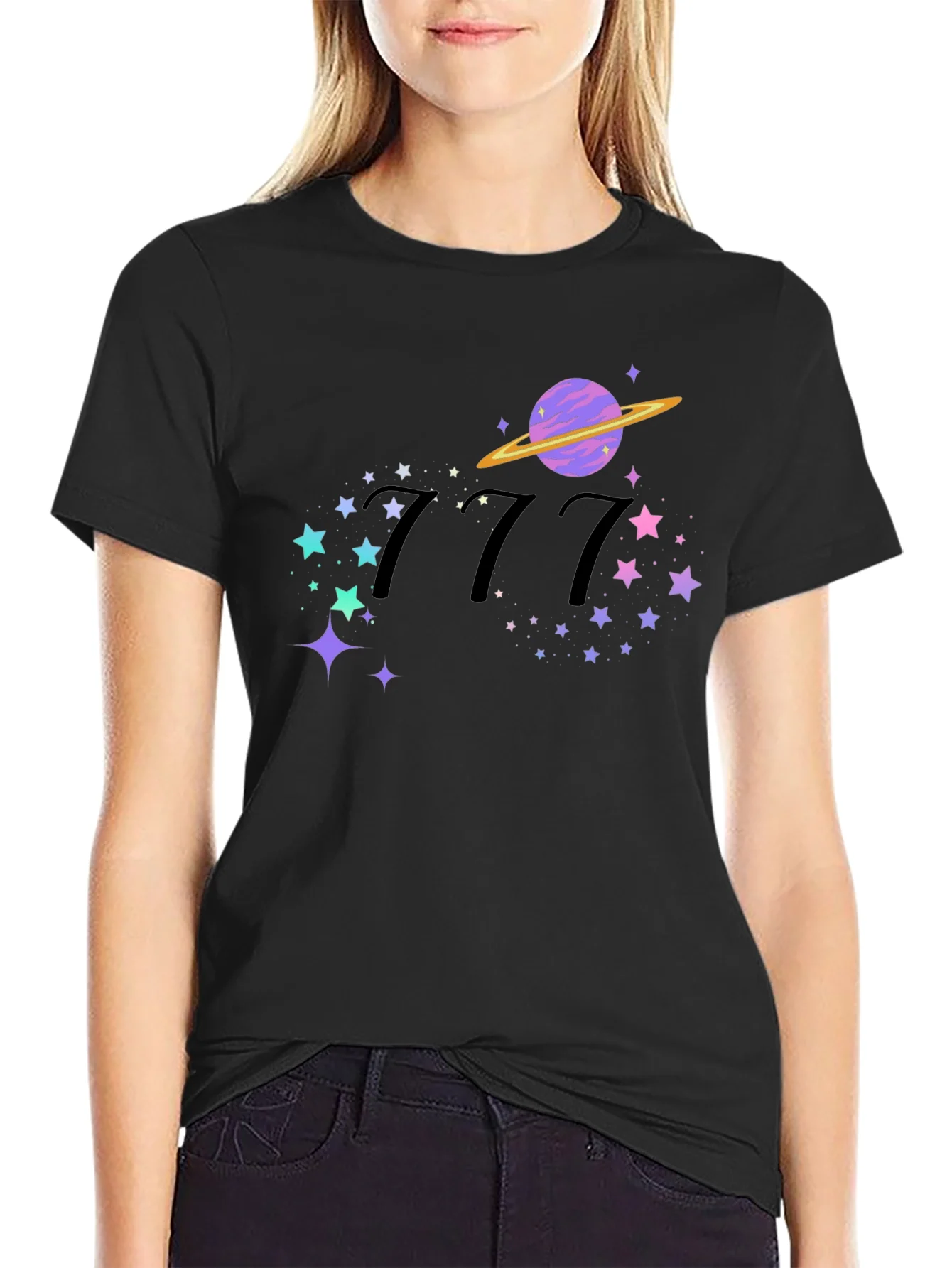 777 Planet Star Graphic T-Shirt
