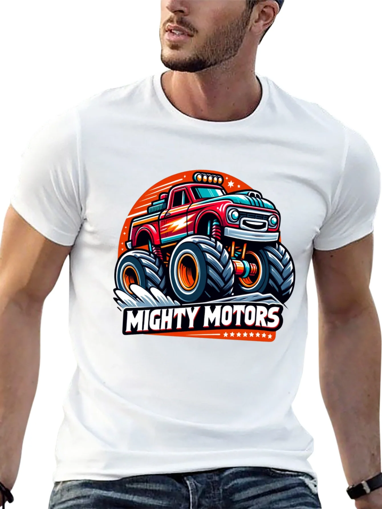 Mighty Motors Monster Truck Graphic Tee