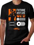 Edgy Graphic Tee: Future Mistake Design